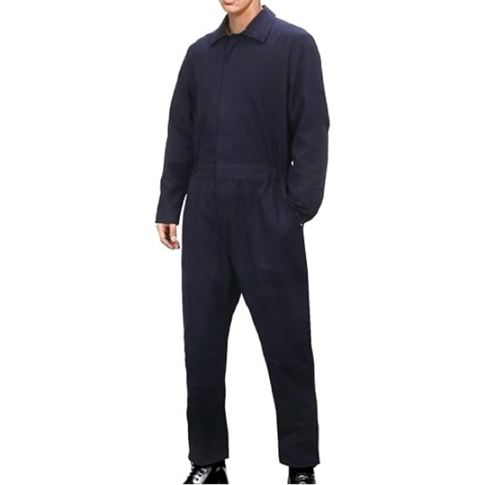 NEW Adult Micheal Myers Halloween Jumpsuit, Navy Blue, Scary Halloween Costume